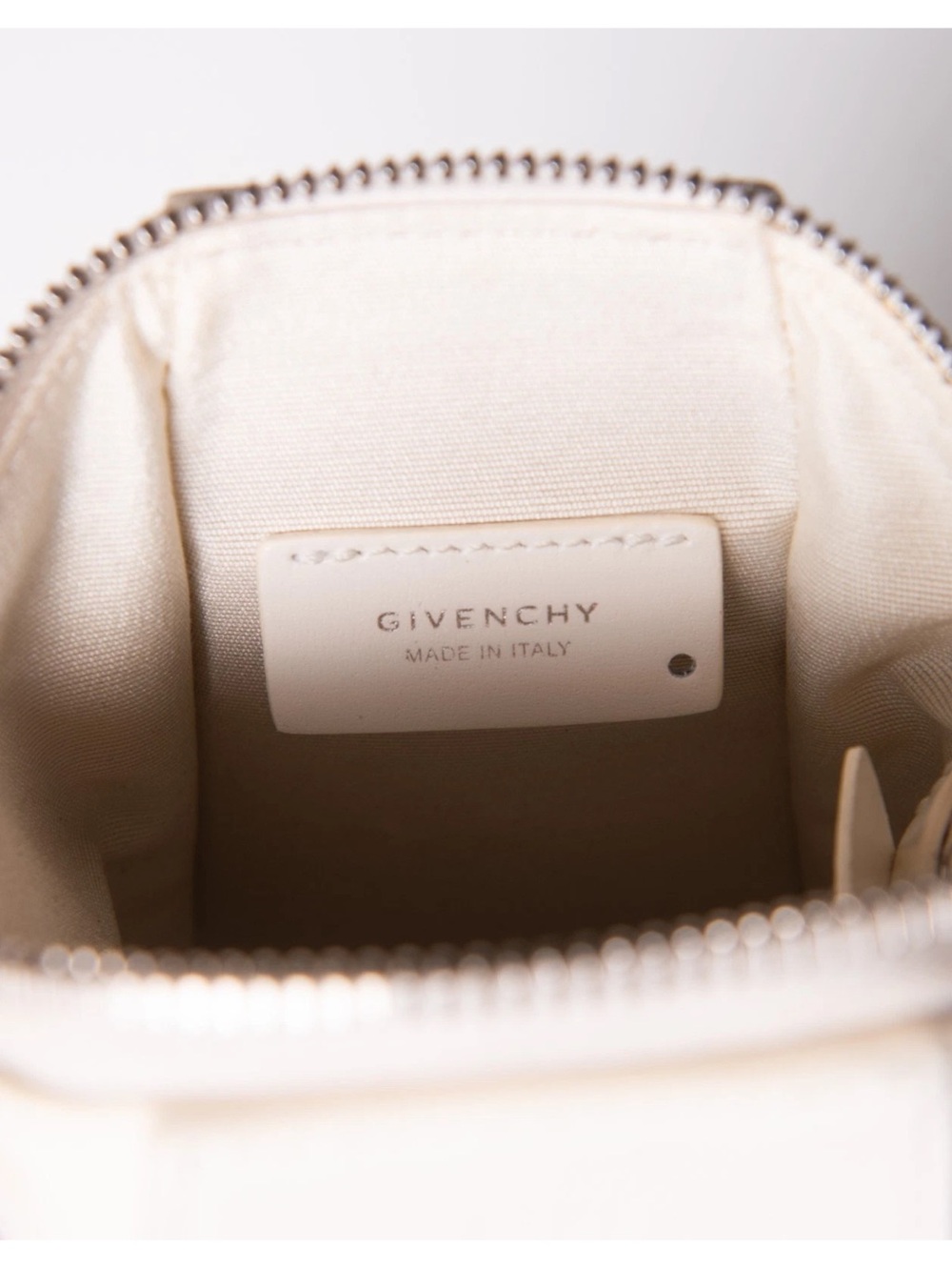Givenchy Antigona Mini Xbody Bucket Bag Ivory Calfskin Silver Hardware Italy - Picture 5 of 9